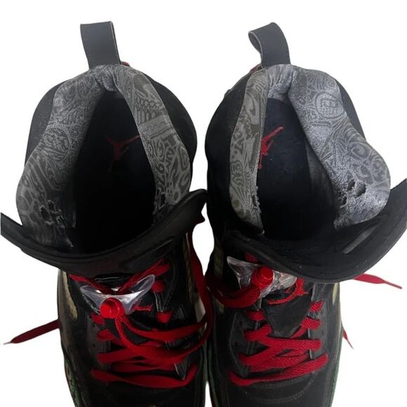 Nike Air Jordan SPIZIKE OG Black/Varsity Red/Green Men’s Size 13 - Picture 3 of 4